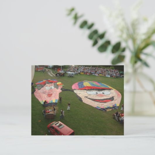 Ballonmeisje Briefkaart (Staand voorkant)