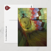 Ballonmodelballon-3 Briefkaart (Voorkant / Achterkant)