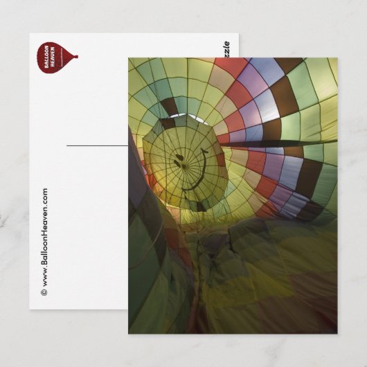 Ballonmodelballon-3 Briefkaart (Voorkant / Achterkant)