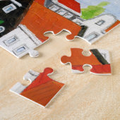 Ballonmuis en dakpannen legpuzzel (Zijkant)