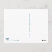 Ballonmuis en pinguïn briefkaart (Achterkant)