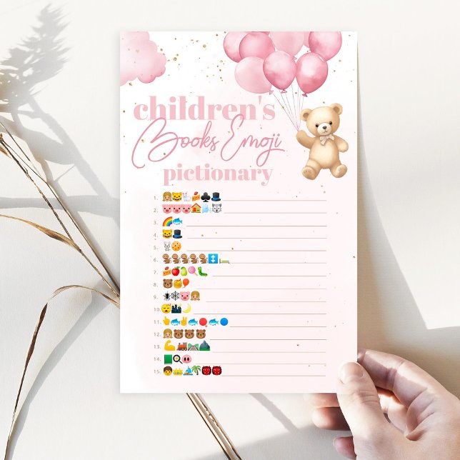 Ballonnen beer kinderen boeken emoji pictionary (Creator heeft geüpload)