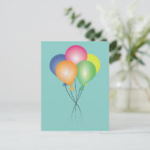 Ballonnen Briefkaart (Staand voorkant)