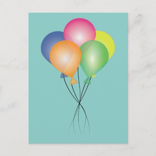 Ballonnen Briefkaart (Voorkant)