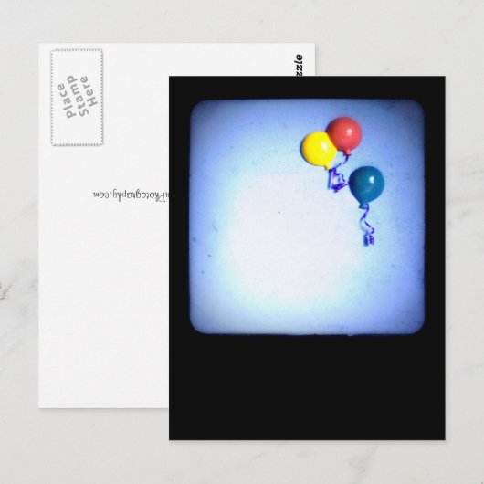 Ballonnen Briefkaart (Voorkant / Achterkant)