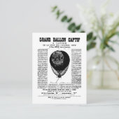  ballonnen briefkaart (Staand voorkant)