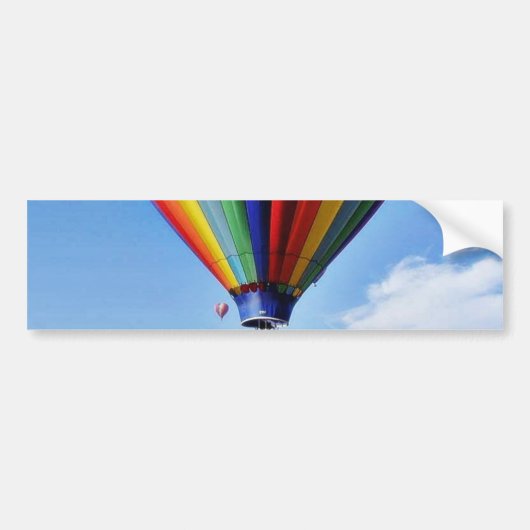 Ballonnen Bumpersticker (Voorkant)