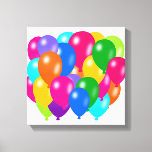 Ballonnen Canvas Afdruk