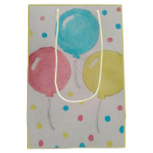 Ballonnen & Confetti Gift Bag Medium Cadeauzakje (Achterkant)