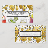 Ballonnen | Confetti | Mixed Cocktails Visitekaartje (Voorkant / Achterkant)