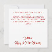 Ballonnen. Dankuwelkaart. Personaliseer. Bedankkaart (Achterkant)