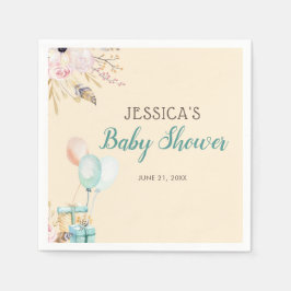 Ballonnen en Cadeaus Baby Shower Servet