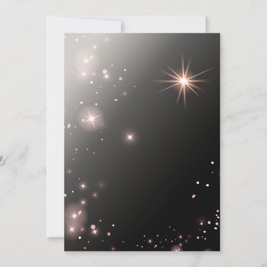 Ballonnen en Confetti Oud en Nieuw Kaart (Achterkant)