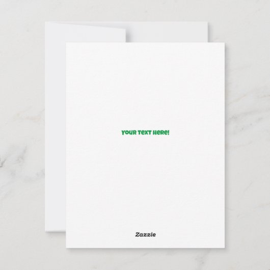 Ballonnen en Confetti Verjaardag Kaart (Achterkant)