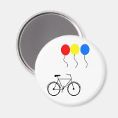 ballonnen en fietsen magneet (Voorkant / Achterkant)