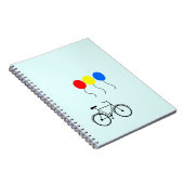 ballonnen en fietsen notitieboek (Rechterzijde)