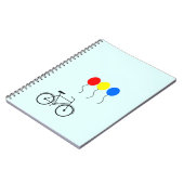 ballonnen en fietsen notitieboek (Linkerzijde)