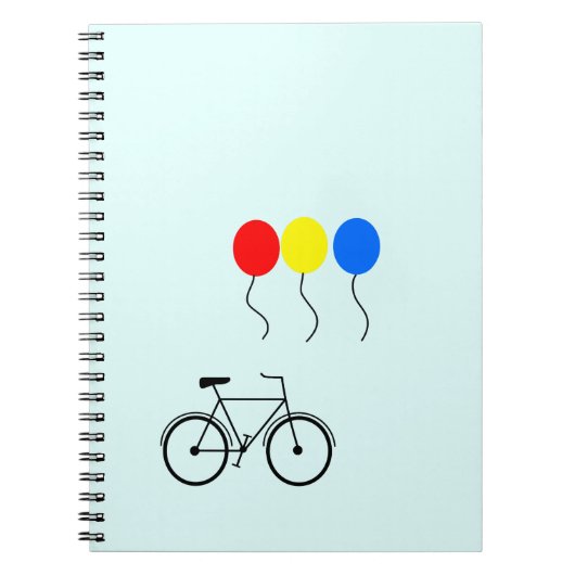 ballonnen en fietsen notitieboek (Voorkant)