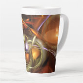 Ballonnen en Lint Abstract Latte Mok (Rechterhoek)