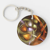 Ballonnen en Lint Abstract Sleutelhanger (Voorkant)