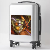 Ballonnen en linten Abstract Sticker (Koffer)