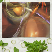 Ballonnen en linten Abstract Theedoek (Gevouwen)