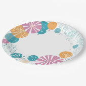 ballonnen en sterren papieren bordje (Gekanteld)