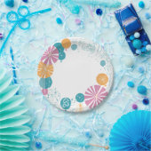 Ballonnen en sterren papieren bordje (Feest)