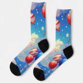 Ballonnen en sterren sokken (Links)