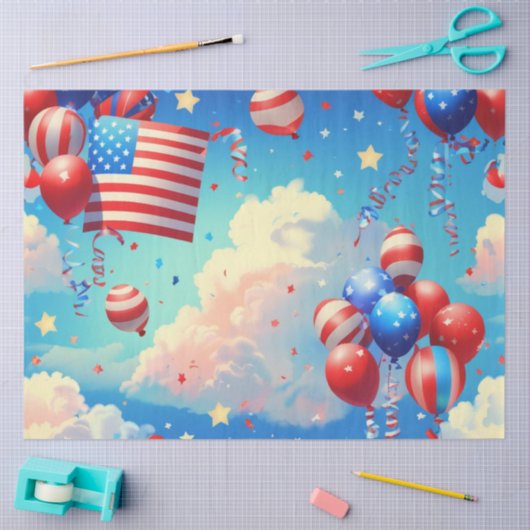 Ballonnen en Sterren Tissuepapier (Craft)