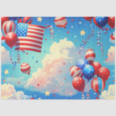 Ballonnen en Sterren Tissuepapier (Voorkant)
