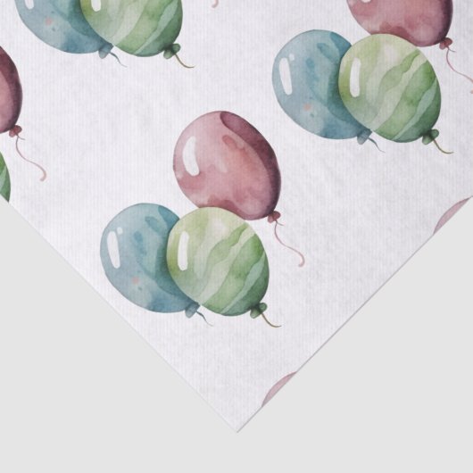 Ballonnen en sterren tissuepapier (Detail)