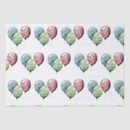 Ballonnen en sterren tissuepapier