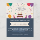 Ballonnen - Feestplanner Flyer (Voorkant)