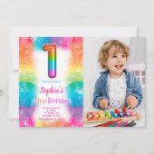 Ballonnen foto uitnodiging (Voorkant)