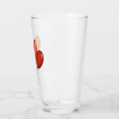 Ballonnen gelukkige vibraties glas (Links)
