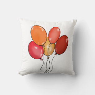 Ballonnen gelukkige vibraties kussen