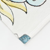  ballonnen: grillige Waterverf naadloos. Fleece Deken (Hoek)