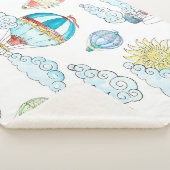  ballonnen: grillige Waterverf naadloos. Sherpa Deken (3/4)