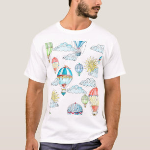 ballonnen: grillige Waterverf naadloos. T-shirt