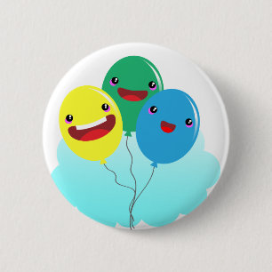 ballonnen houden van vliegen ronde button 5,7 cm