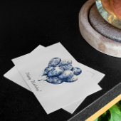 Ballonnen in Delfts Blauw aanpasbaar Briefkaart