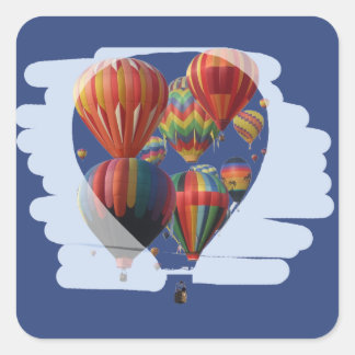 Ballonnen in een ballon Stickers