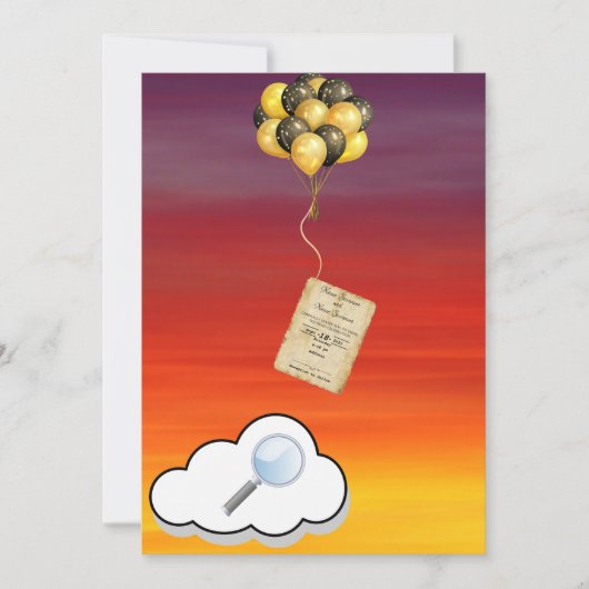 Ballonnen Kaart (Voorkant)