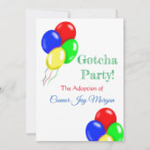 "ballonnen" kaart (Voorkant)