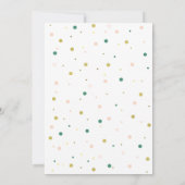 Ballonnen klaar voor Pop Baby shower uitnodiging (Achterkant)