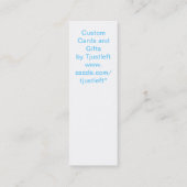  ballonnen Mini Bladwijzer gerepatrieerd Mini Visitekaartje (Achterkant)