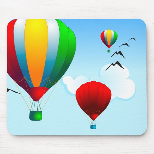 ballonnen, mousepad muismat (Voorkant)