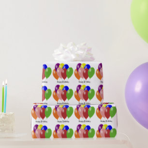 Ballonnen Ontwerp Verjaardagscadeau Cadeaupapier