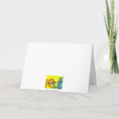 Ballonnen op het water kaart (Achterkant)